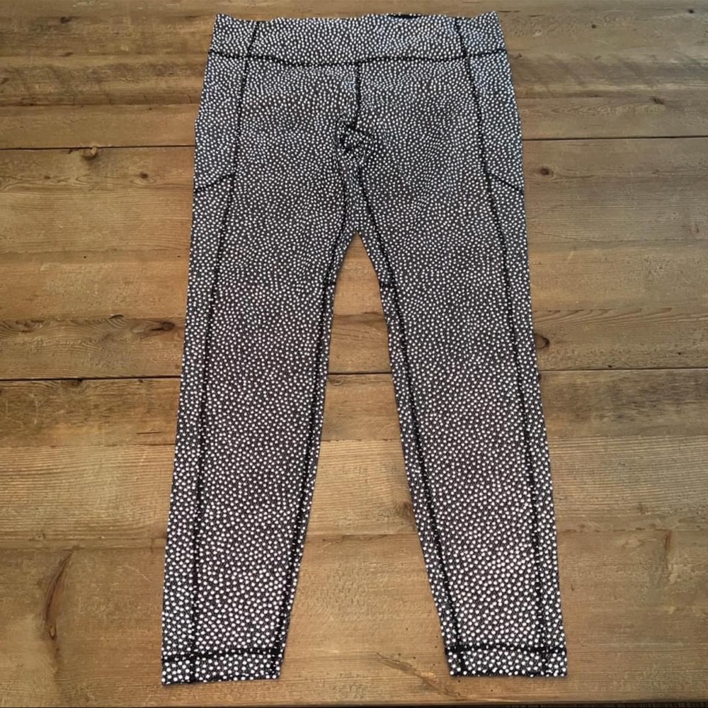 RARE Lululemon fully reflective Speed tight Frozen Fizz size 12.